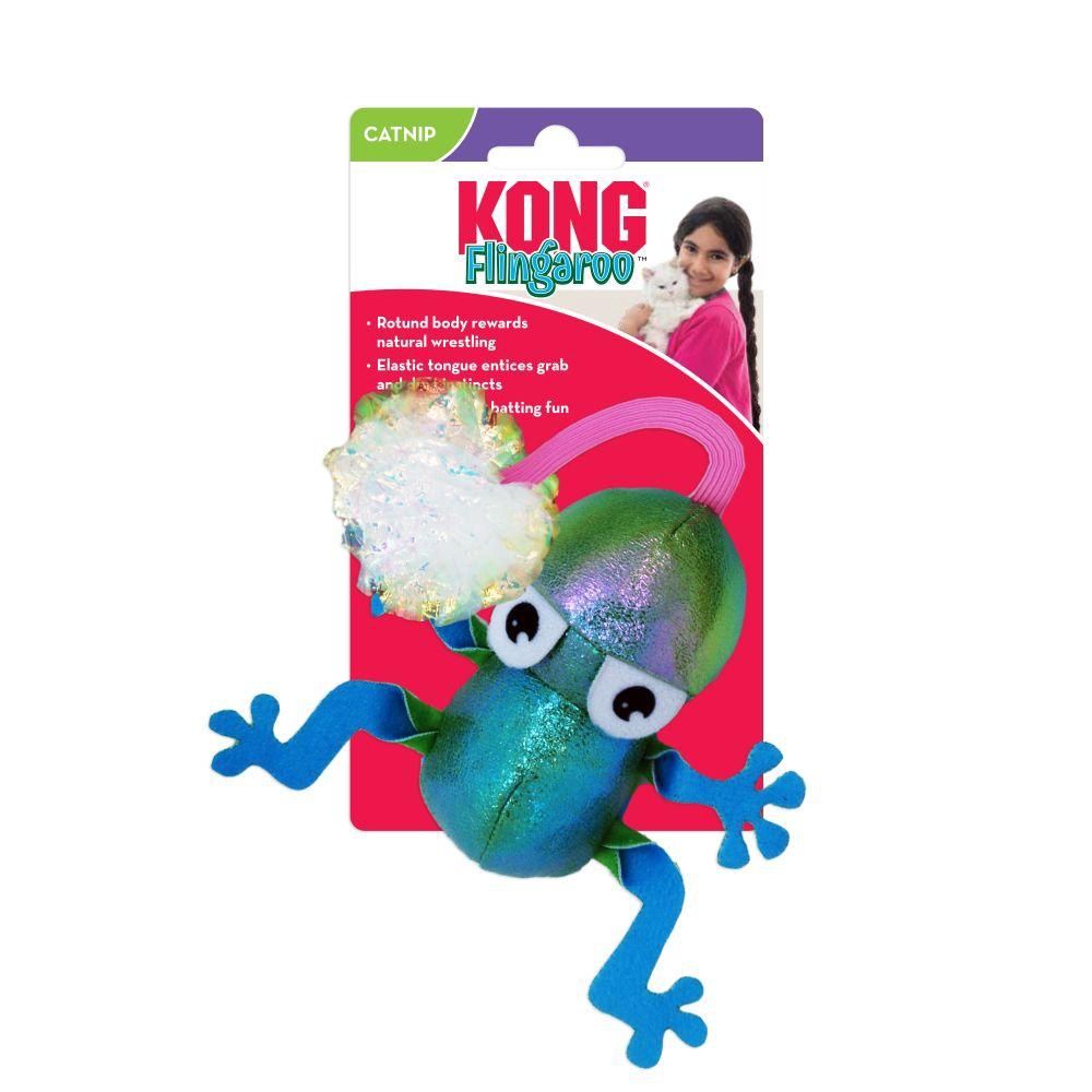 KONG Cat - Flingaroo Frog