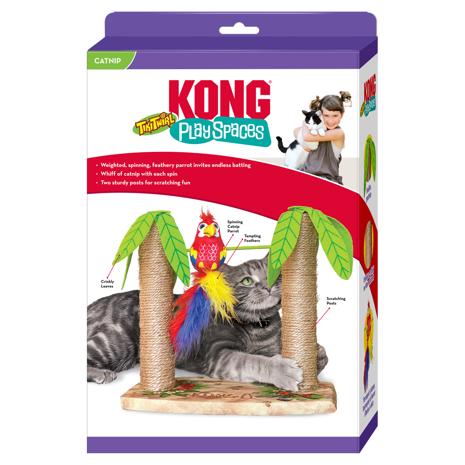 KONG Cat - Play Spaces Tiki Twirl