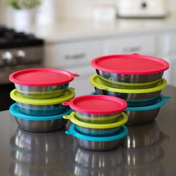Messy Mutts Bowl with Lid