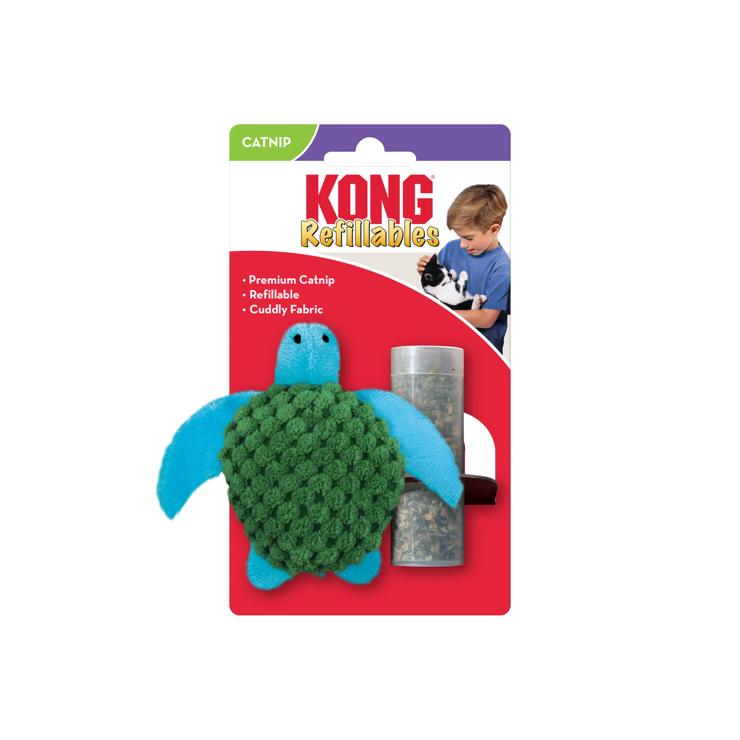 KONG Cat - Refillables Turtle