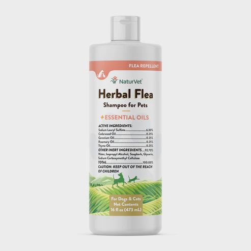 NaturVet Shampoo - Herbal Flea, 16oz