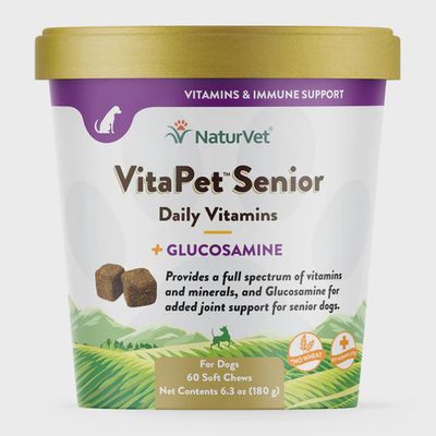 NaturVet Soft Chews - VitaPet Senior + Glucosamine, 60ct