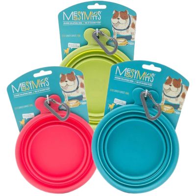 Messy Mutts Silicone Collapsible Dog Bowl