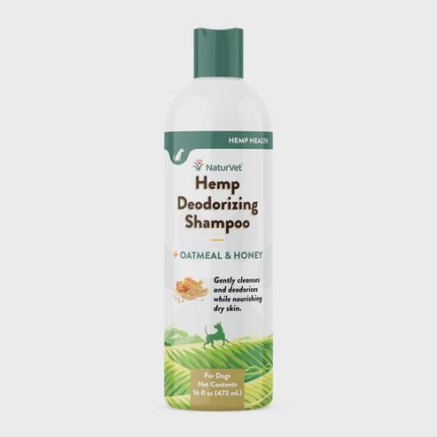 NaturVet Shampoo - Hemp Deodorizing, 16oz