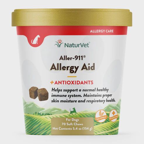 NaturVet Soft Chews - Aller-911 Allergy Aid, 70ct
