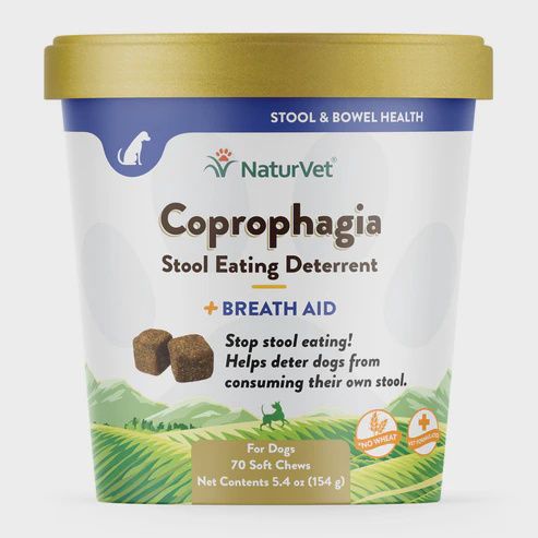 NaturVet Soft Chews - Coprophagia Stool Eating Deterrent, 70ct