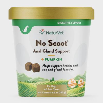 NaturVet Soft Chews - No Scoot, 60ct