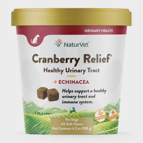 NaturVet Soft Chews - Cranberry Relief, 60ct
