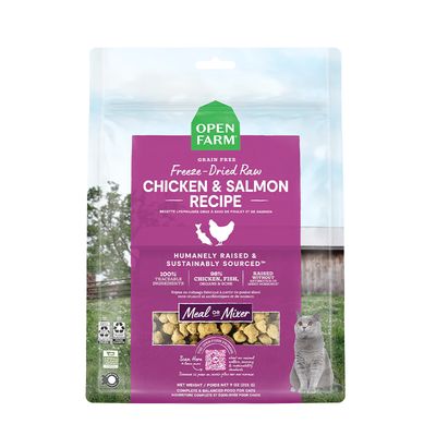 Open Farm Cat Freeze-Dried Raw Morsels, Chicken &amp; Salmon