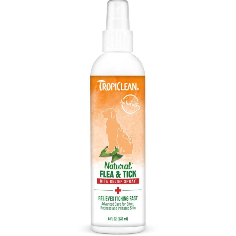 Tropiclean Natural Flea &amp; Tick - Bite Relief Spray, 8oz