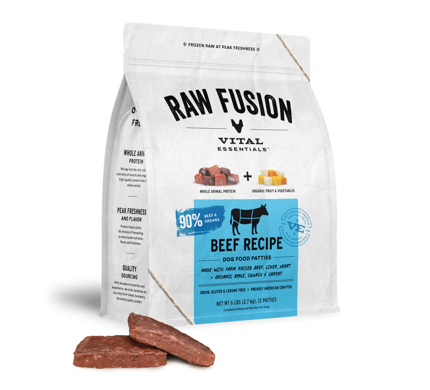 Vital Essentials Raw Fusion - Beef, 6lb
