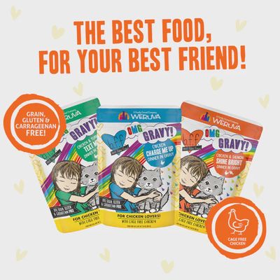 Weruva BFF OMG Gravy Pouch - Chicken Lovers, 2.8oz