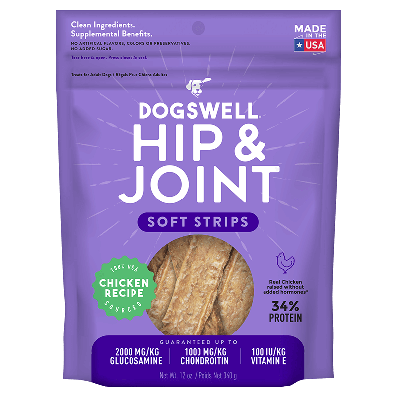 Dogswell Hip &amp; Joint Chicken Soft Strips, 12oz