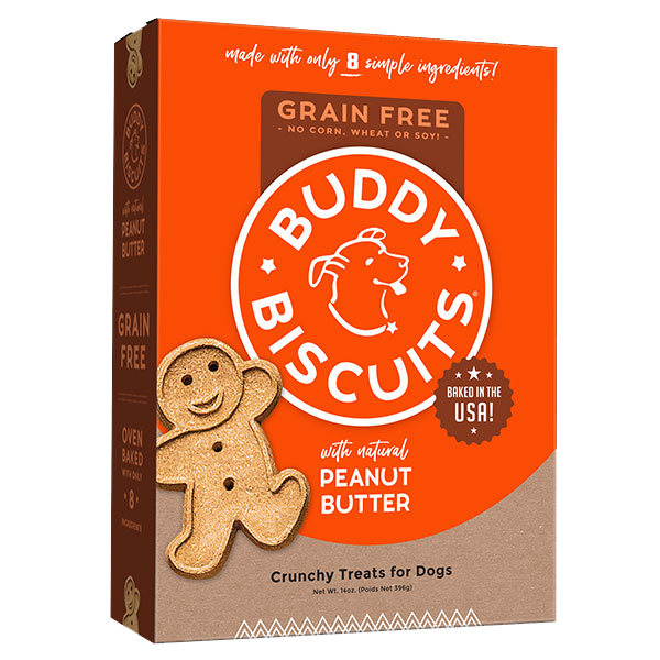 Buddy Biscuits Grain Free - Peanut Butter, 14oz
