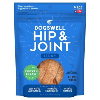 Dogswell Hip &amp; Joint Chicken Jerky, 12oz