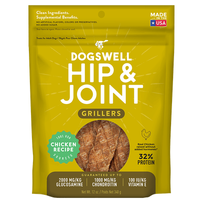 Dogswell Hip &amp; Joint Chicken Grillers, 12oz