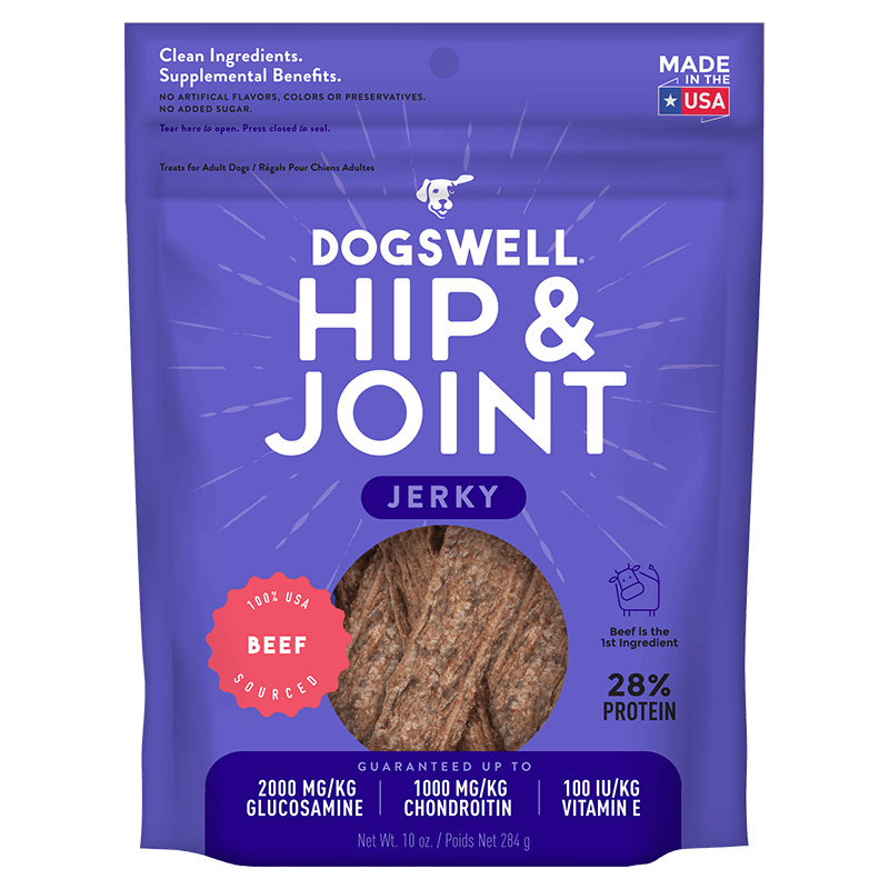 Dogswell Hip &amp; Joint Beef Jerky, 10oz
