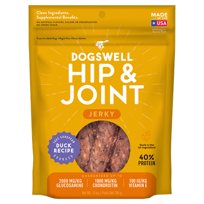 Dogswell Hip &amp; Joint Duck Jerky, 10oz