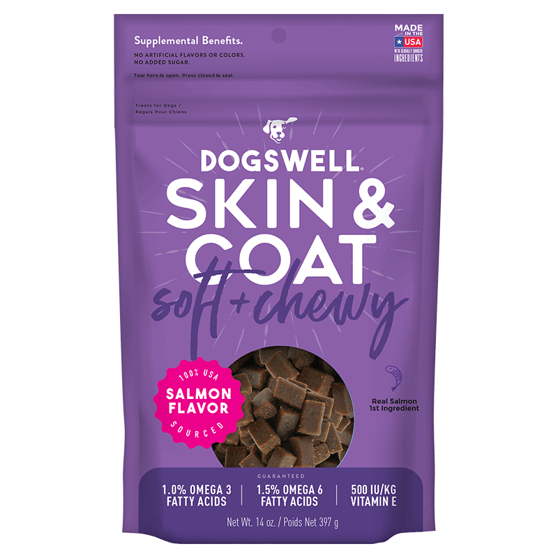 Dogswell Soft &amp; Chewy - Skin/Coat Salmon, 14oz