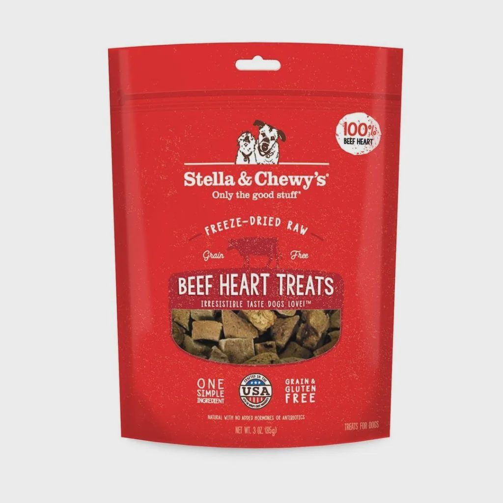 Stella &amp; Chewy&#39;s Freeze-Dried Treat - Beef Hearts, 3oz