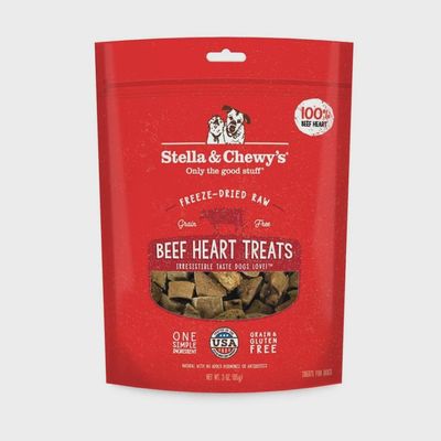 Stella &amp; Chewy&#39;s Freeze-Dried Treat - Beef Hearts, 3oz