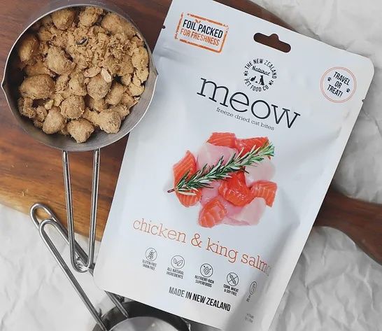 NZN Meow FD Food - Chicken &amp; King Salmon, 9.9oz