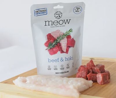 NZN Meow FD Food - Beef &amp; Hoki, 9.9oz