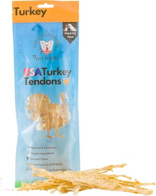 Natural Cravings Turkey Tendons, 3oz