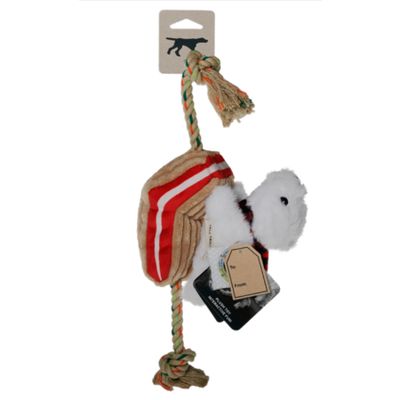 TT Holiday Toy - Polar Bear Sled Rope Tug