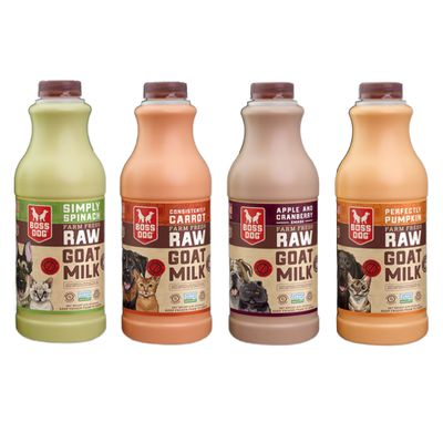 Boss Pet Raw Goat Milk, Flavored (32oz)