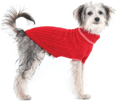 EP Red Classic Cable Sweater