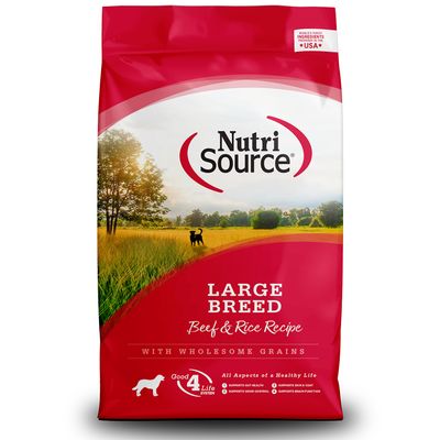 Nutrisource Large Breed, Beef &amp; Rice