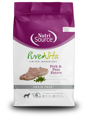 Pure Vita Limited Ingredient Dog - Pork &amp; Peas