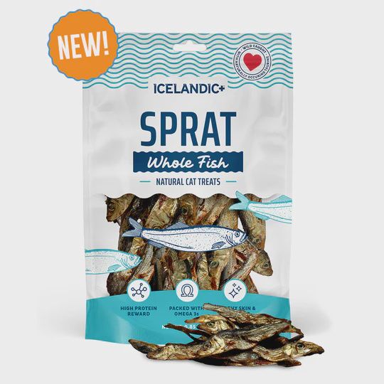 Icelandic+ Cat Sprat Whole Fish, 0.85oz