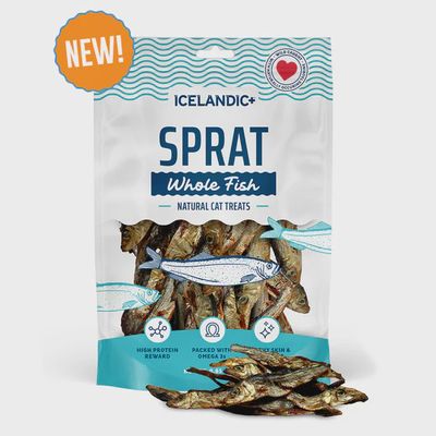Icelandic+ Cat Sprat Whole Fish, 0.85oz