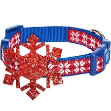 BB Christmas Collar - Blingy Snowflakes