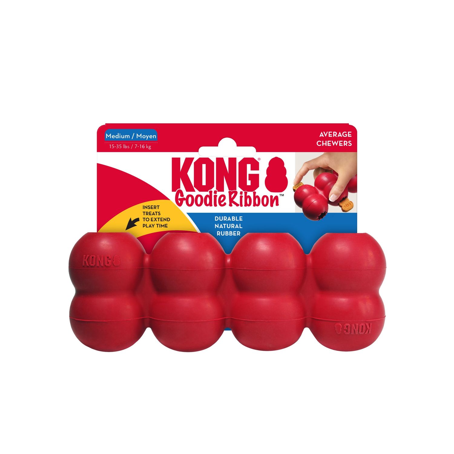 KONG Classic Goodie Ribbon, Medium