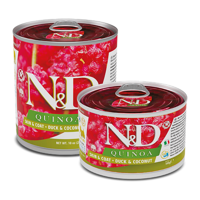 Farmina N&amp;D Quinoa Can: Skin &amp; Coat, Duck &amp; Coconut *