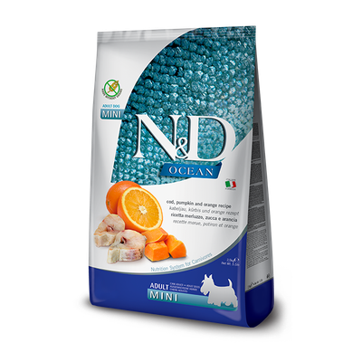 Farmina N&amp;D Ocean Adult: Cod, Pumpkin, &amp; Orange, Mini
