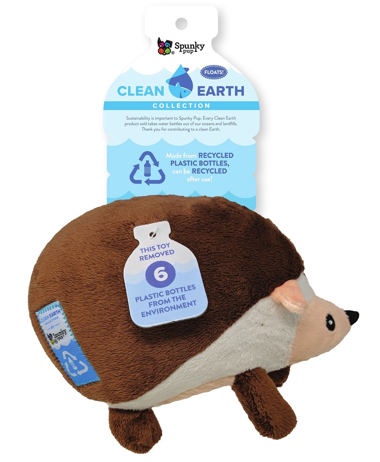 SpunkyPup CE Plush - Hedgehog, L