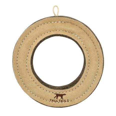 Tall Tails Leather &amp; Wool Ring, 7&quot;