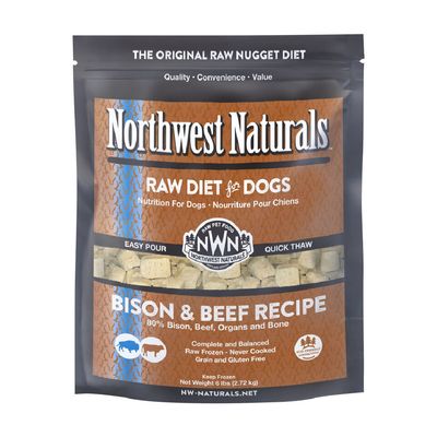 NWN Raw Frozen Nuggets - Bison &amp; Beef