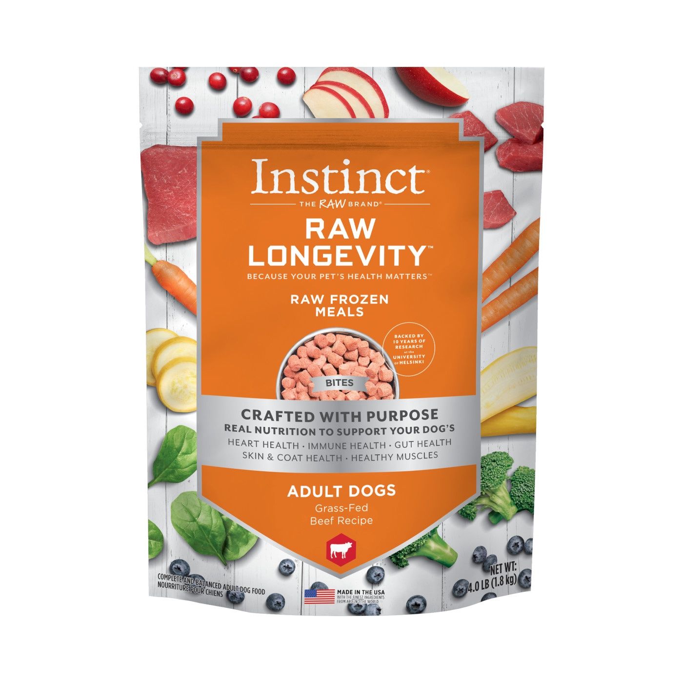 Instinct Longevity RAW - Beef, 4lb