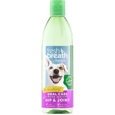 Tropiclean Fresh Breath - Oral Care Water Additive + Hip &amp; Joint, 16oz