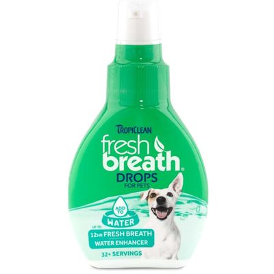 Tropiclean Fresh Breath Drops, 2.2oz