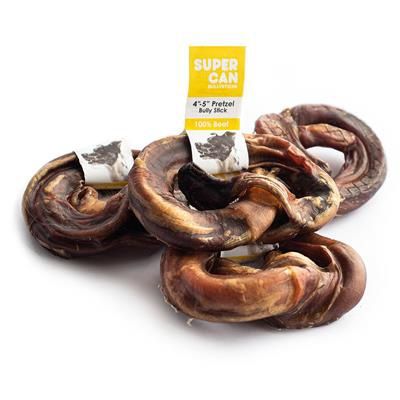 SuperCan Bully Pretzel, 4-5&quot;