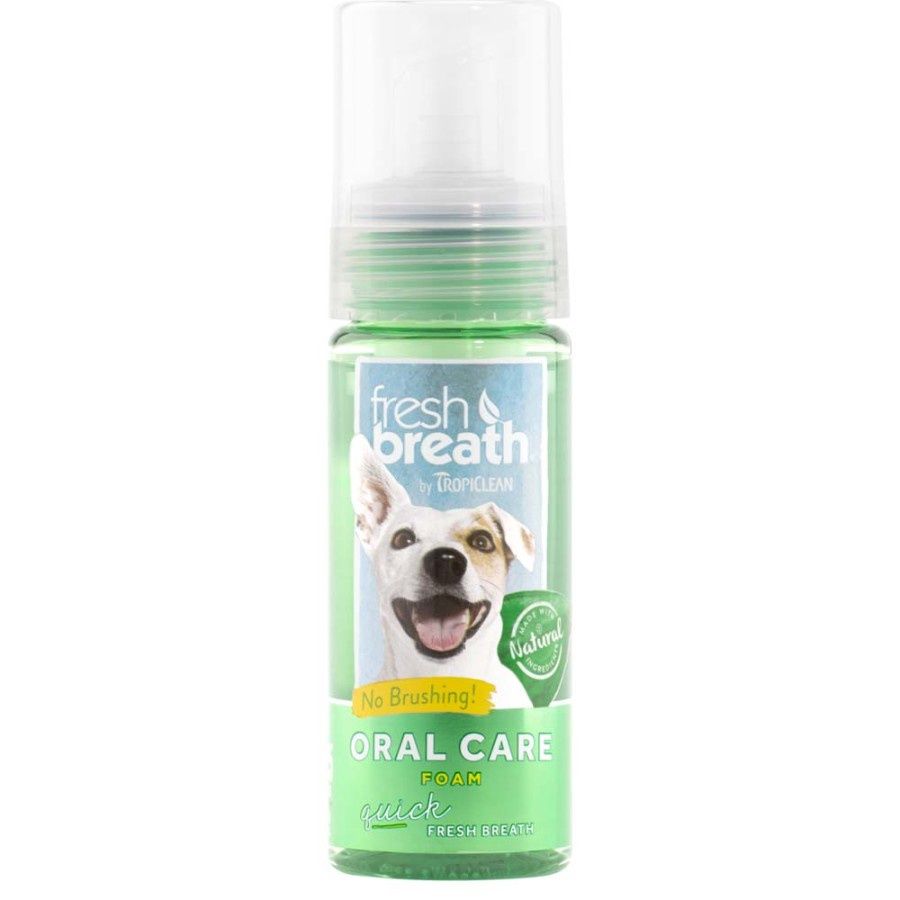 Tropiclean Fresh Breath - Oral Care Foam, 4.5oz