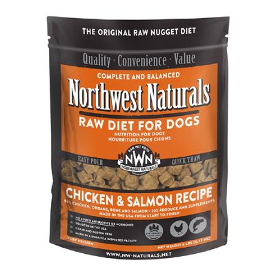 NWN Raw Frozen Nuggets - Chicken &amp; Salmon