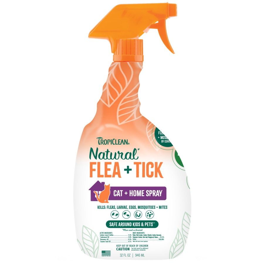 TropiClean Natural Flea &amp; Tick Home &amp; Cat Spray