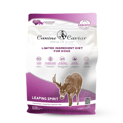 Canine Caviar Leaping Spirit - Venison &amp; Pearl Millet, 4.4lb